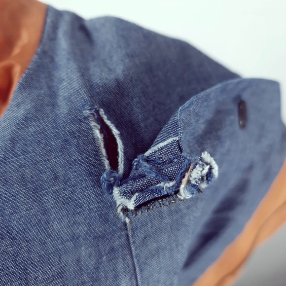 Mens Levis 
Orange Long Sleeve Coat 
Sz XL 
100% Cotton - Picture 6 of 6